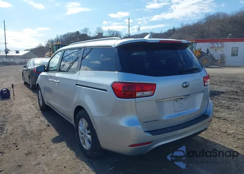 2016 Kia Sedona Lx from USA, damaged, VIN KNDMB5C19G6209791